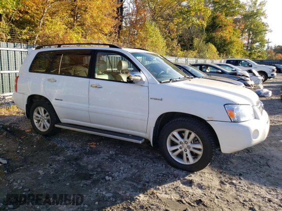 2007 Toyota Highlander Hybrid w/3rd Row with VIN JTEEW21A770038130, listed as a Copart auction lot 76514114 with 210,581 mi miles and Clean Title. Bid and sale history available at carsss.com. Image 4.