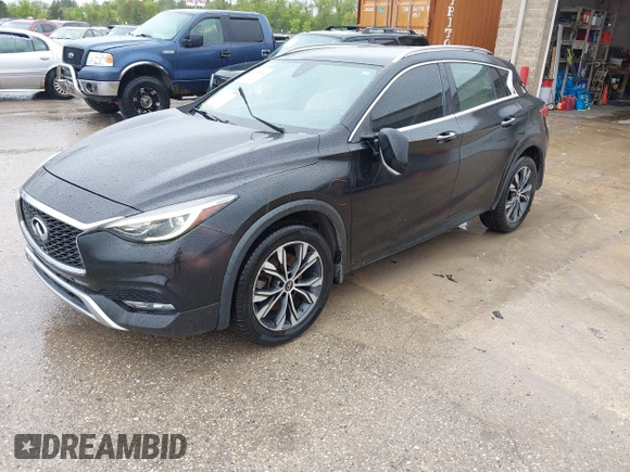 2018 Infiniti QX30 Premium with VIN SJKCH5CR3JA052230, listed as a IAAI auction lot 42299604 with 85,369 mi miles and . Bid and sale history available at DreamBid. Image 18.