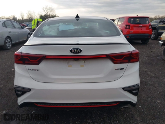 2021 Kia Forte GT-Line with VIN 3KPF34AD4ME275118, listed as a IAAI auction lot 41892974 with 46,983 mi miles and . Bid and sale history available at carsss.com. Image 16.