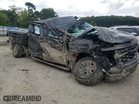 2022 Chevrolet Silverado 1500 Custom Trail Boss with VIN 3GCPDCED9NG588080, listed as a Copart auction lot 70178044 with Not Provided miles and Salvage Title. Bid and sale history available at DreamBid. Image 4.