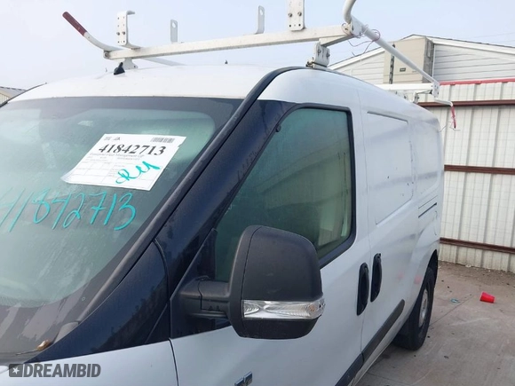 2019 Ram ProMaster City Cargo Van Tradesman with VIN ZFBHRFAB1K6N89607, listed as a IAAI auction lot 41842713 with 89,813 mi miles. Bid and sale history available at carsss.com. Image 13.