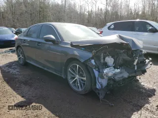 2023 Honda Civic Sedan Touring with VIN 2HGFE1F97PH001905, listed as a Copart auction lot 50881945 with 0 mi miles and Salvage Title. Bid and sale history available at carsss.com. Image 4.