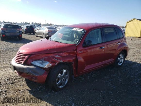 2002 Chrysler PT Cruiser Touring with VIN 3C4FY58B42T292814, listed as a Copart auction lot 81101984 with 57,293 mi miles and Salvage Title. Bid and sale history available at DreamBid. Image 1.