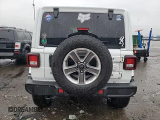 2020 Jeep Wrangler Unlimited Sahara Altitude with VIN 1C4HJXEG2LW188438, listed as a Copart auction lot 43531355 with 53,497 mi miles and Clean title. Bid and sale history available at DreamBid. Image 6.
