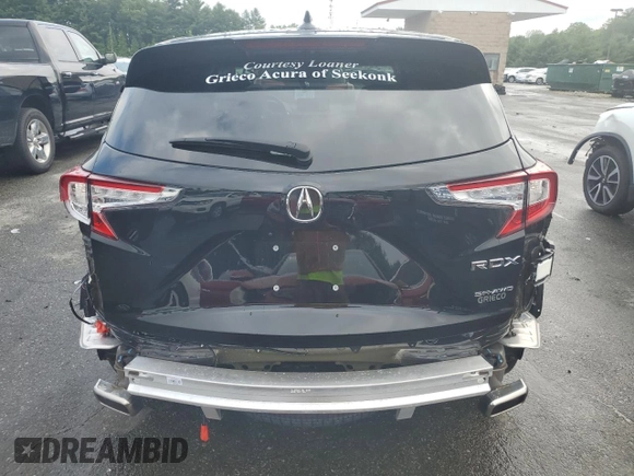 2024 Acura RDX Advance with VIN 5J8TC2H76RL025886, listed as a Copart auction lot 60041755 with 5,462 mi miles and Salvage title. Bid and sale history available at DreamBid. Image 6.