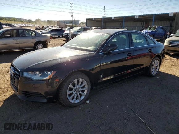 2012 Audi A6 2.0T Premium with VIN WAUCFAFC8CN064598, listed as a Copart auction lot 73256394 with 160,995 mi miles and Clean Title. Bid and sale history available at carsss.com. Image 1.