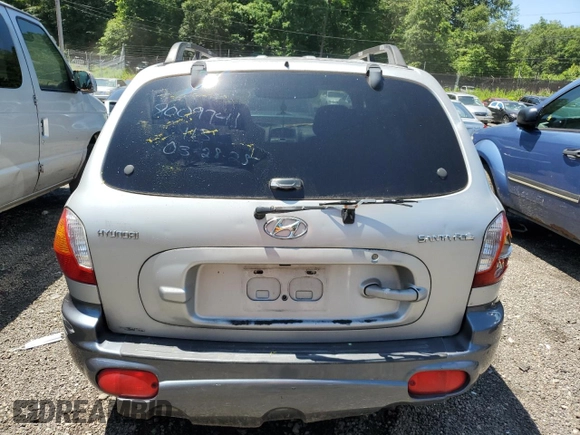 2004 Hyundai Santa Fe z VIN KM8SB12B14U711904, wystawiony jako Copart lot #58957365 z przebiegiem 214 051 mil mil oraz Szkoda całkowita • Salvage title. Historia ofert i sprzedaży dostępna na DreamBid. Obrazek 6.