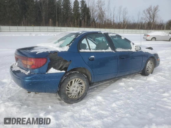 2000 Saturn SL with VIN 1G8ZK5272YZ260216, listed as a Copart auction lot 42425035 with Not provided miles and Salvage title. Bid and sale history available at DreamBid. Image 3.