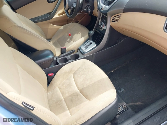 2012 Hyundai Elantra GLS with VIN KMHDH4AEXCU470914, listed as a IAAI auction lot 42016849 with 202,272 mi miles. Bid and sale history available at carsss.com. Image 5.