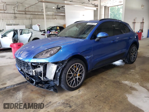 2016 Porsche Macan S with VIN WP1AB2A57GLB54877, listed as a Copart auction lot 61536615 with 123,130 mi miles and Salvage title. Bid and sale history available at DreamBid. Image 1.