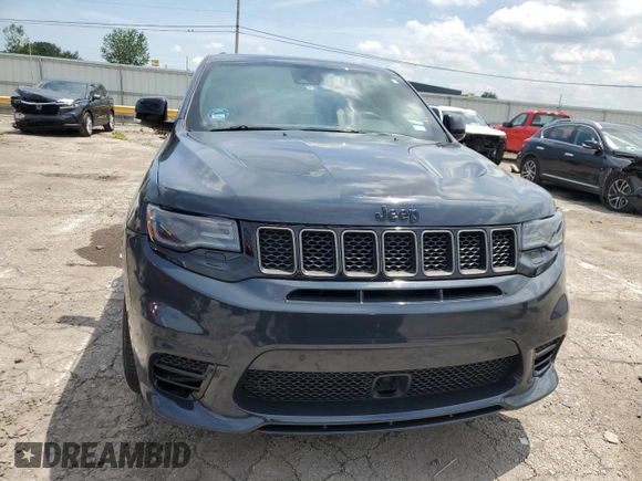 2018 Jeep Grand Cherokee Trackhawk with VIN 1C4RJFN99JC309254, listed as a Copart auction lot 64061615 with 104,558 mi miles and Clean title. Bid and sale history available at DreamBid. Image 5.