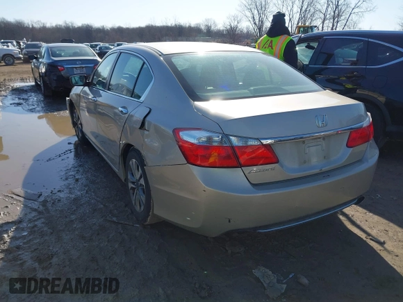 2014 Honda Accord Sedan LX with VIN 1HGCR2F33EA263781, listed as a IAAI auction lot 41822524 with 167,102 mi miles. Bid and sale history available at carsss.com. Image 3.