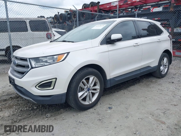 2015 Ford Edge SEL with VIN 2FMTK3J99FBC37403, listed as a IAAI auction lot 41970971 with 136,097 mi miles. Bid and sale history available at carsss.com. Image 17.