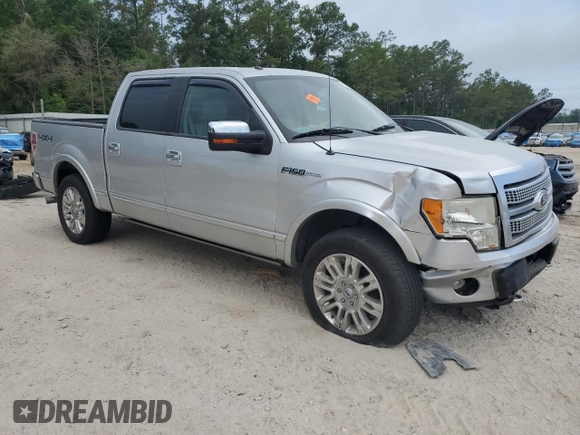 2010 Ford F-150 XL with VIN 1FTFW1EV6AFD84772, listed as a Copart auction lot 55763735 with Not provided miles and Salvage title. Bid and sale history available at DreamBid. Image 4.