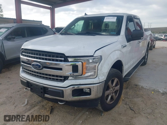 2019 Ford F-150 XL with VIN 1FTEW1E50KFA47687, listed as a IAAI auction lot 42021043 with 129,337 mi miles. Bid and sale history available at carsss.com. Image 20.