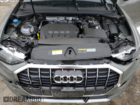 2022 Audi Q3 Premium with VIN WA1AUCF35N1040257, listed as a Copart auction lot 70907502 with 4,005 mi miles. Bid and sale history available at carsss.com. Image 13.