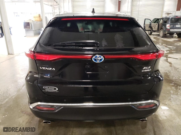 2022 Toyota Venza LE with VIN JTEAAAAH1NJ088808, listed as a Copart auction lot 49810165 with 51,752 mi miles and Salvage Title. Bid and sale history available at carsss.com. Image 6.