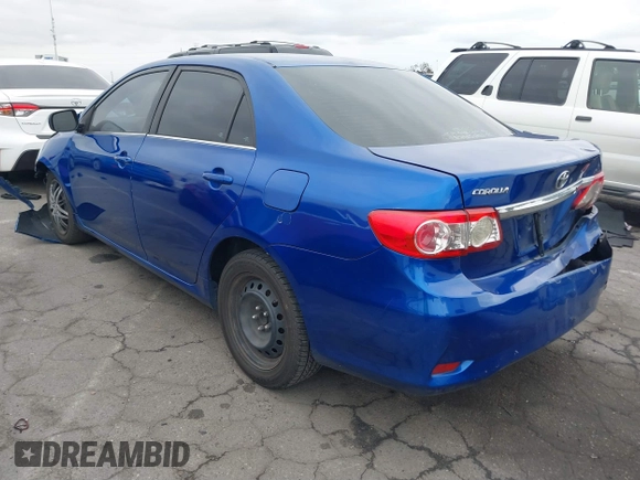 2013 Toyota Corolla L with VIN 5YFBU4EE8DP166741, listed as a IAAI auction lot 41896115 with 154,011 mi miles. Bid and sale history available at carsss.com. Image 3.