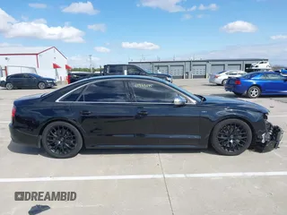 2013 Audi S8 with VIN WAUD2AFD6DN021372, listed as a IAAI auction lot 41983495 with 159,832 mi miles. Bid and sale history available at carsss.com. Image 14.