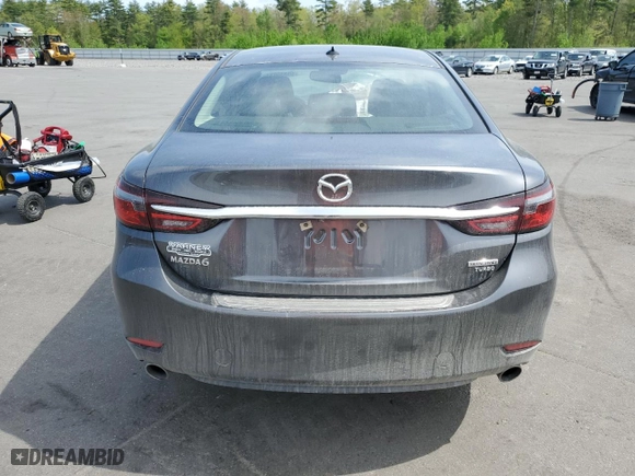 2021 Mazda Mazda6 Grand Touring with VIN JM1GL1TY5M1603698, listed as a Copart auction lot 55336034 with 0 mi miles and Salvage Title. Bid and sale history available at carsss.com. Image 6.