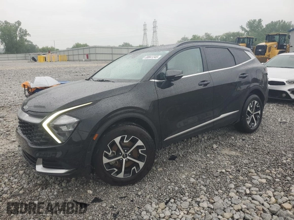 2023 Kia Sportage EX with VIN KNDPVCAG4P7076755, listed as a Copart auction lot 59041245 with 39,132 mi miles and Salvage title. Bid and sale history available at DreamBid. Image 1.