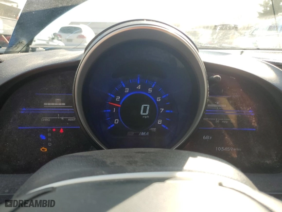 2011 Honda CR-Z with VIN JHMZF1D44BS006057, listed as a Copart auction lot 76252974 with 103,459 mi miles and Salvage Title. Bid and sale history available at carsss.com. Image 9.