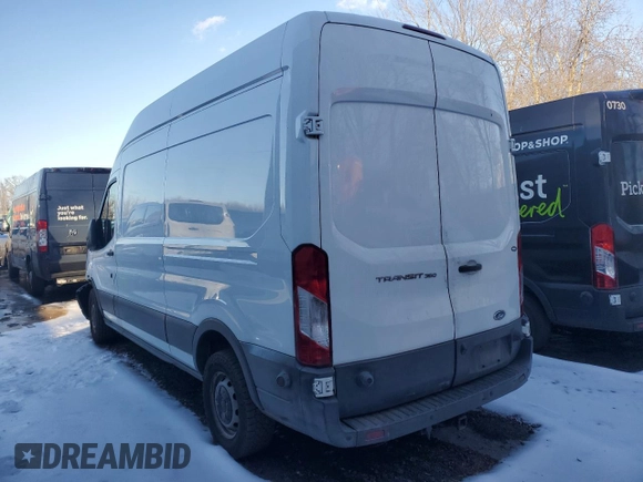 2017 Ford Transit with VIN 1FTBW2XM2HKB21558, listed as a Copart auction lot 43265885 with Not Provided miles and Salvage Title. Bid and sale history available at DreamBid. Image 2.