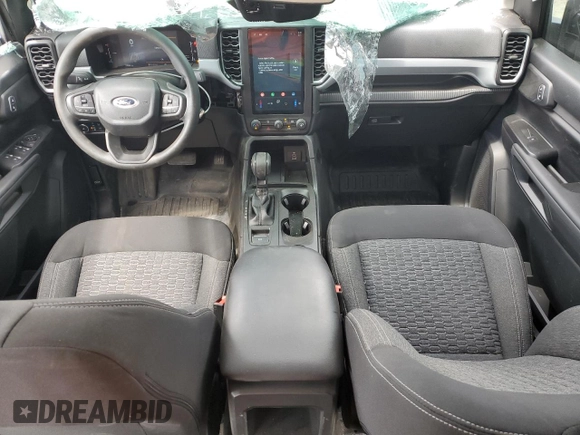 2024 Ford Ranger XL with VIN 1FTER4PH3RLE48663, listed as a Copart auction lot 55063265 with 10,666 mi miles and Salvage title. Bid and sale history available at DreamBid. Image 8.