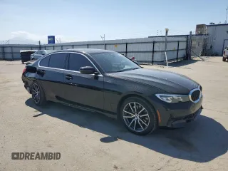 2020 BMW 3 Series 330i with VIN 3MW5R1J03L8B06045, listed as a Copart auction lot 55536645 with 105,080 mi miles and Salvage title. Bid and sale history available at DreamBid. Image 4.