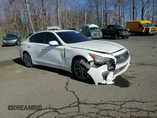2017 Infiniti Q50 3.0t Sport with VIN JN1EV7AR6HM834858, listed as a Copart auction lot 88754935 with 144,118 mi miles and Salvage Title. Bid and sale history available at carsss.com. Image 11.