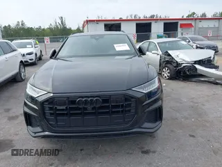 2022 Audi Q8 Premium Plus with VIN WA1EVBF18ND007050, listed as a IAAI auction lot 41863552 with 18,523 mi miles. Bid and sale history available at carsss.com. Image 12.