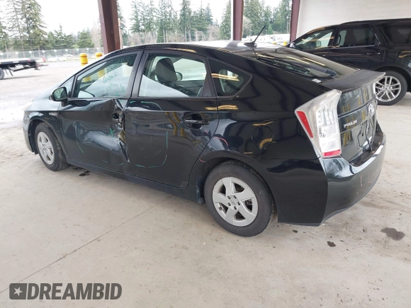 2010 Toyota Prius II with VIN JTDKN3DU4A5082795, listed as a IAAI auction lot 41901894 with 123,932 mi miles and . Bid and sale history available at carsss.com. Image 3.