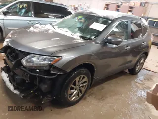 2014 Nissan Rogue S with VIN 5N1AT2MVXEC829351, listed as a IAAI auction lot 41903065 with 146,736 mi miles. Bid and sale history available at carsss.com. Image 2.