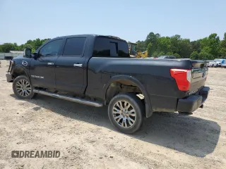 2017 Nissan Titan Platinum Reserve z VIN 1N6BA1F45HN552823, wystawiony jako Copart lot #58463895 z przebiegiem 157 375 mil mil oraz Tytuł czysty. Historia ofert i sprzedaży dostępna na DreamBid. Obrazek 2.