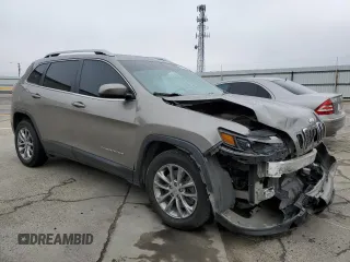2021 Jeep Cherokee Altitude with VIN 1C4PJLLB3MD169129, listed as a Copart auction lot 82715734 with 59,468 mi miles and Salvage Title. Bid and sale history available at carsss.com. Image 4.