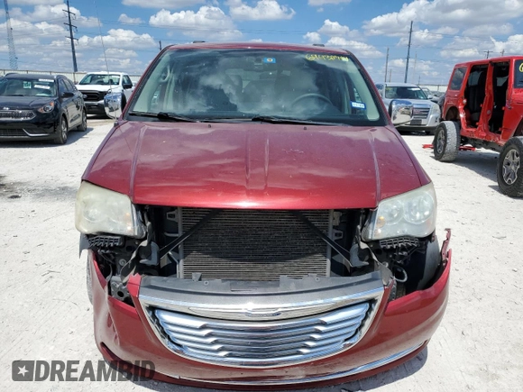 2011 Chrysler Town & Country Touring L with VIN 2A4RR8DG1BR645679, listed as a Copart auction lot 69432794 with 129,236 mi miles and Salvage Title. Bid and sale history available at DreamBid. Image 5.