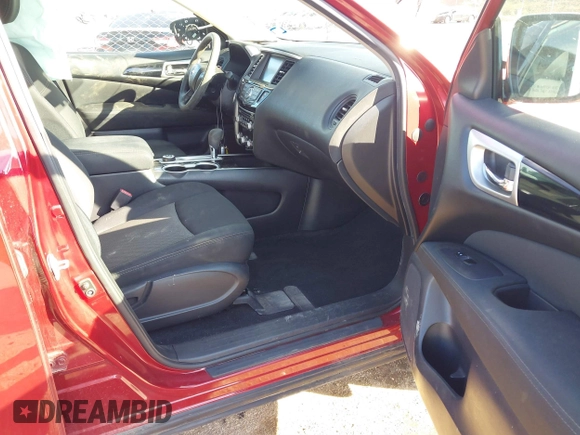2017 Nissan Pathfinder SV with VIN 5N1DR2MMXHC650993, listed as a IAAI auction lot 41460677 with 176,033 mi miles. Bid and sale history available at carsss.com. Image 5.