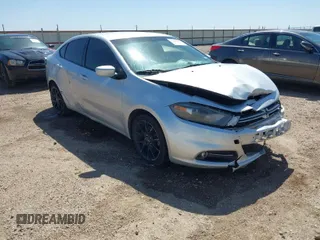2013 Dodge Dart SXT with VIN 1C3CDFBA5DD156953, listed as a IAAI auction lot 41967277 with 180,945 mi miles. Bid and sale history available at carsss.com. Image 1.