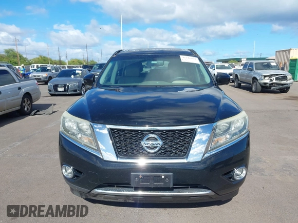 2014 Nissan Pathfinder SL with VIN 5N1AR2MM9EC639952, listed as a IAAI auction lot 42216892 with 140,253 mi miles. Bid and sale history available at carsss.com. Image 6.