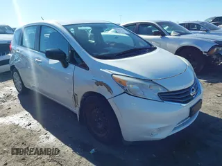 2014 Nissan Note SV with VIN 3N1CE2CP1EL413058, listed as a IAAI auction lot 41446489 with 105,474 mi miles and . Bid and sale history available at DreamBid. Image 1.