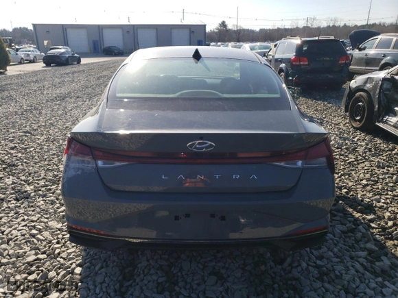 2021 Hyundai Elantra SEL with VIN KMHLN4AG7MU164230, listed as a Copart auction lot 48193615 with 63,797 mi miles and Salvage Title. Bid and sale history available at carsss.com. Image 6.