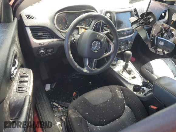 2018 Jeep Cherokee Latitude Tech Connect with VIN 1C4PJMCB4JD609019, listed as a Copart auction lot 49325535 with 87,270 mi miles and Salvage Title. Bid and sale history available at carsss.com. Image 8.