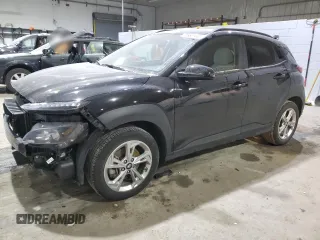 2023 Hyundai Kona SEL with VIN KM8K3CAB8PU051830, listed as a Copart auction lot 85691024 with 16,741 mi miles and Salvage Title. Bid and sale history available at carsss.com. Image 1.