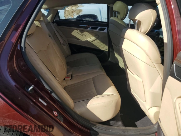 2016 Hyundai Genesis 3.8L with VIN KMHGN4JEXGU140315, listed as a Copart auction lot 47215835 with 117,486 mi miles and Salvage Title. Bid and sale history available at carsss.com. Image 10.