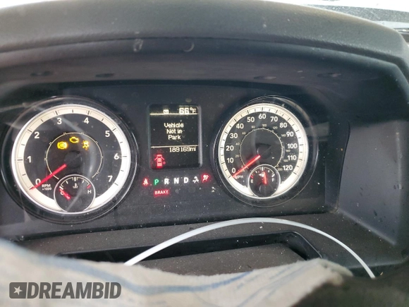 2017 Ram 1500 Tradesman with VIN 3C6JR6AG4HG791673, listed as a Copart auction lot 55655095 with 189,169 mi miles and Salvage title. Bid and sale history available at DreamBid. Image 9.