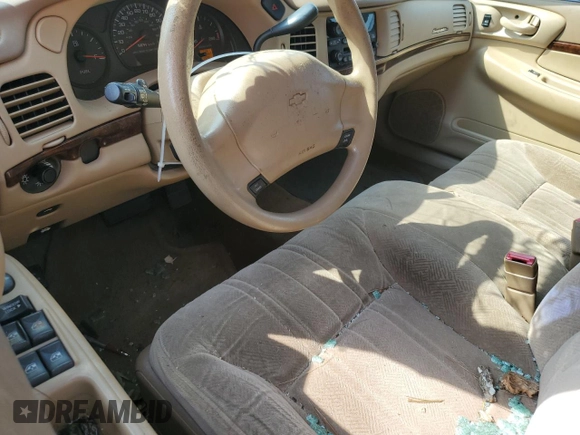 2000 Chevrolet Impala z VIN 2G1WF52E3Y9149110, wystawiony jako Copart lot #60172695 z przebiegiem Nie podano mil oraz Szkoda całkowita • Salvage title. Historia ofert i sprzedaży dostępna na DreamBid. Obrazek 8.