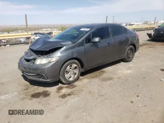 2013 Honda Civic LX with VIN 19XFB2F59DE208913, listed as a Copart auction lot 51713285 with 153,542 mi miles and Salvage Title. Bid and sale history available at DreamBid. Image 1.