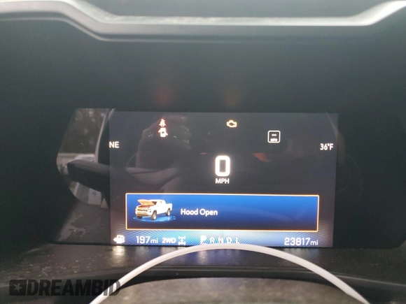 2023 Chevrolet Colorado 4WD Trail Boss with VIN 1GCPTEEK5P1255504, listed as a Copart auction lot 87727235 with 23,817 mi miles and Salvage Title. Bid and sale history available at carsss.com. Image 9.
