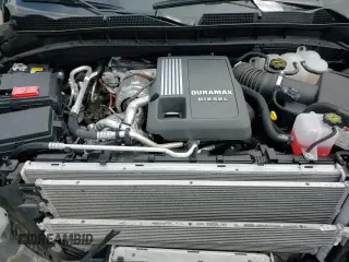 2024 GMC Sierra 1500 Denali Ultimate with VIN 1GTUUHE82RZ243966, listed as a Copart auction lot 64274595 with 23,369 mi miles and Salvage title. Bid and sale history available at DreamBid. Image 13.