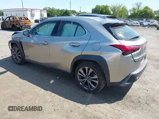 2020 Lexus UX 250h F Sport with VIN JTHR9JBH3L2036827, listed as a IAAI auction lot 42395337 with 50,096 mi miles and . Bid and sale history available at DreamBid. Image 3.